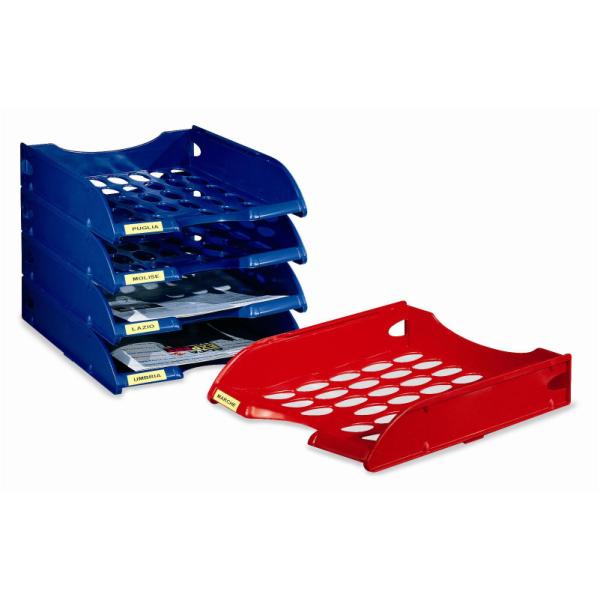 Portacorrispondenza Rosso Trasparen - immagine 2