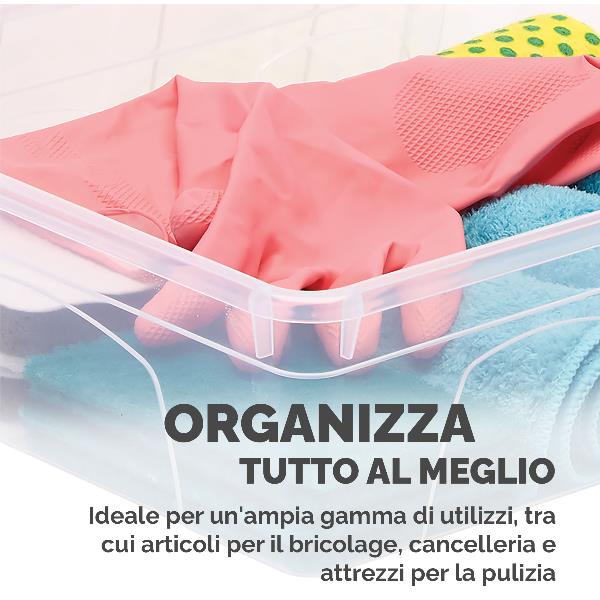 Contenitore Plastica Coperchio 12L - immagine 4