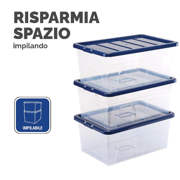 Contenitore Plastica Coperchio 38L - immagine 5