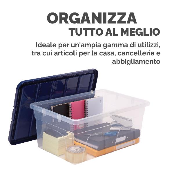 Contenitore Plastica Coperchio 38L - immagine 3