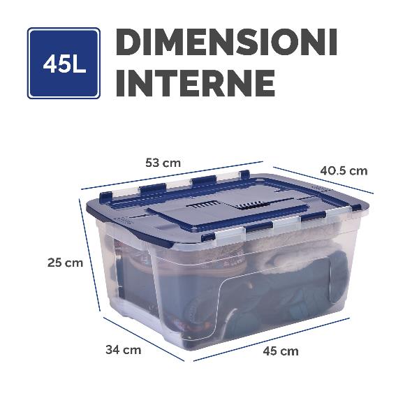 Contenitore Con Cerniera 45L - immagine 2