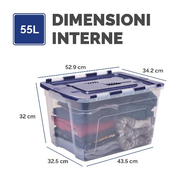 Contenitore Con Cerniera 55L - immagine 5