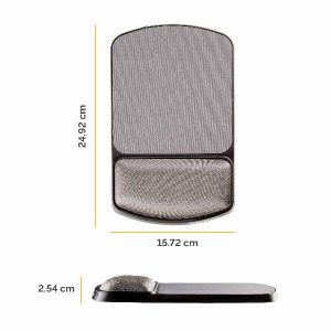 Mousepad C/Poggiapolsi Regolabile