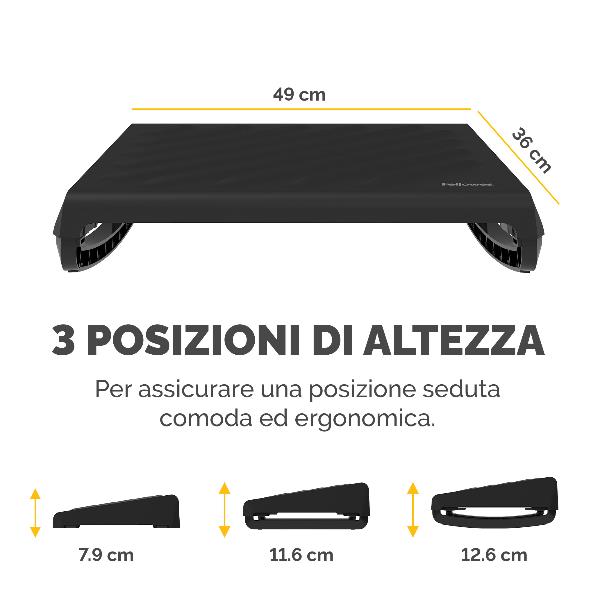 Breyta Poggiapiedi Nero - immagine 4