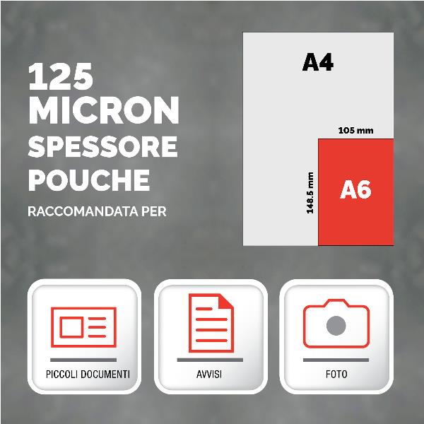 Cf100Pouch A6 125Micron - immagine 7