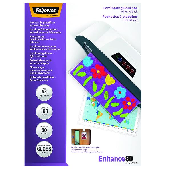 Cf100Pouch Enhance80 A4 75M Adesive - immagine 2