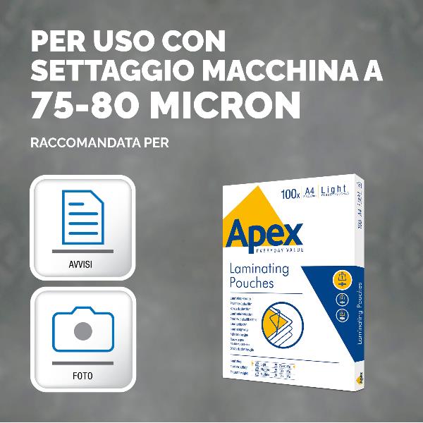 Cf100 Pouches A4 80My - immagine 2