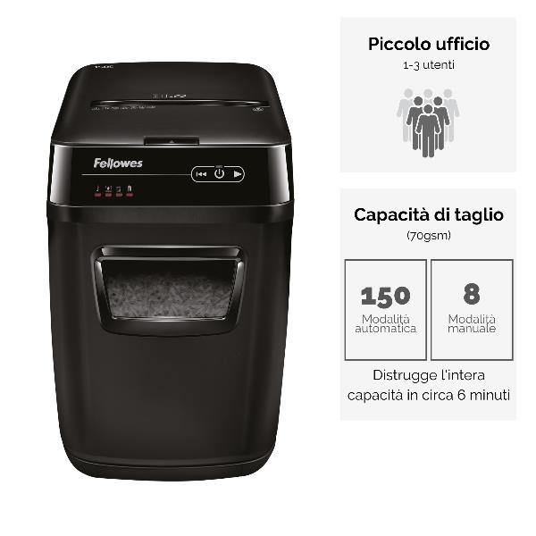 Distruggidocumenti Automax 150C - immagine 3