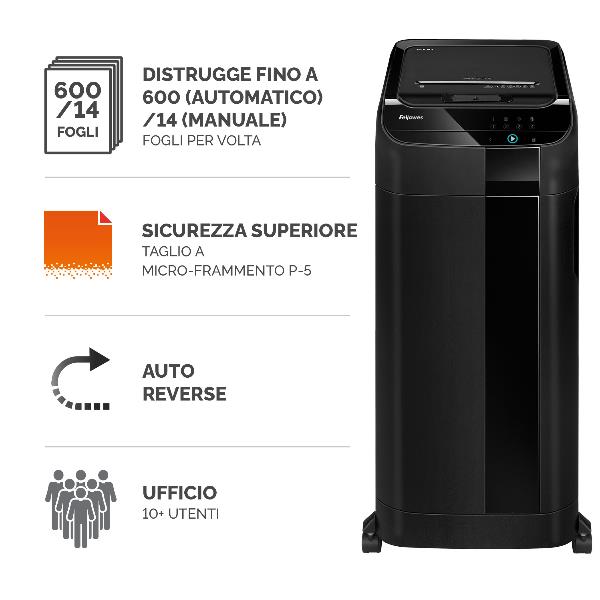 Distruggidocumenti Automax 600M - immagine 5