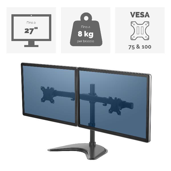 Braccio Monitor Doppio Orizz. Prof. - immagine 3