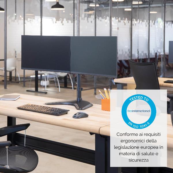 Braccio Monitor Doppio Orizz. Prof. - immagine 2