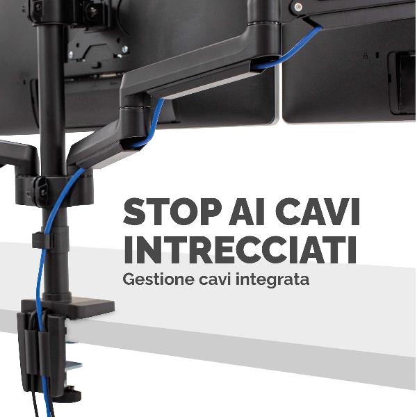 Braccio Monitor Triplo Platinum - immagine 7