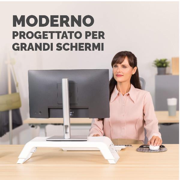 Hana Lt Supporto Monitor Bianco - immagine 4