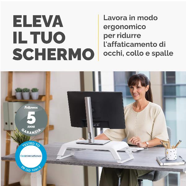 Hana Lt Supporto Monitor Bianco - immagine 5