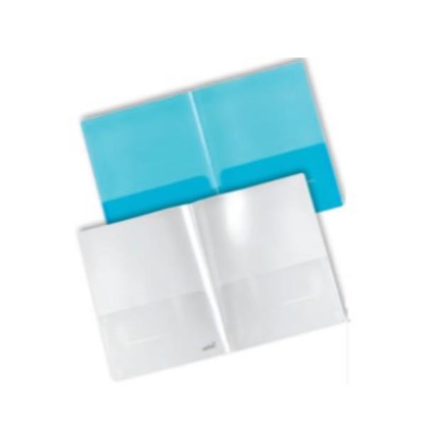 Cf5Cartellina Doppia Tasca Int Blu - immagine 2