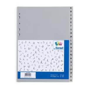 Divisor Pp Alfabetici A-Z 21Tasti