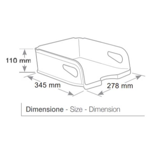 Portacorrisp Classicmaxi Trasp Cris - immagine 2