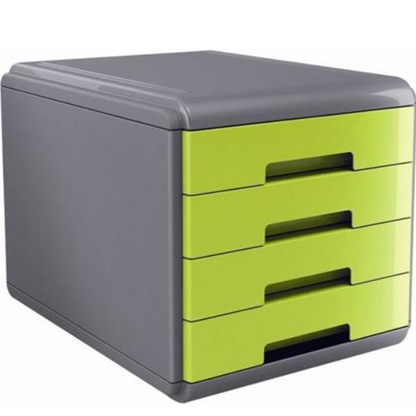 Cassettiera Mydesk 4Cassetti Verde - immagine 2