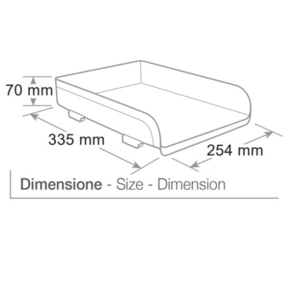 Portacorrisp. Classic Col.bianco - immagine 2
