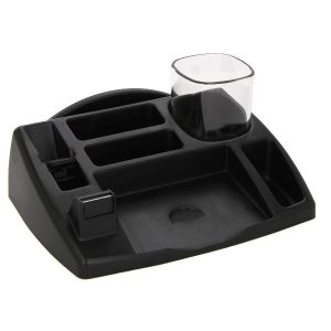 Portaoggetti Tavolo Nero Opaco