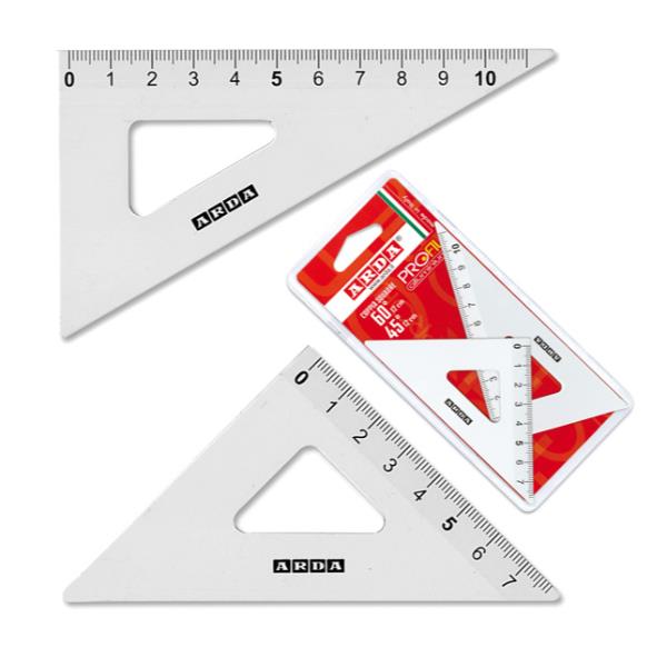 Coppia Squadre 45° 12Cm Alluminio - immagine 2