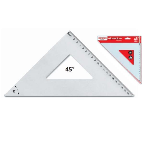 Squadra Alluminio Profil 45° Cm 35 - immagine 4