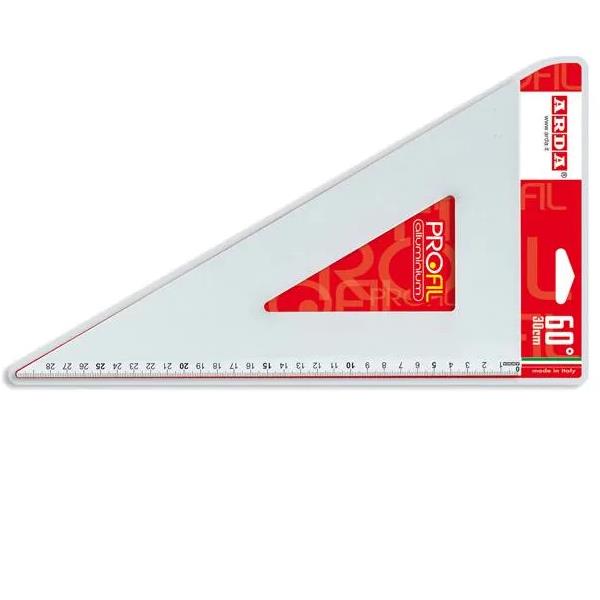 Squadra 60° 30 Cm Alluminio - immagine 2