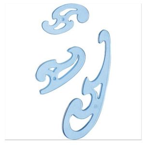 Kit3 Curvilinee Col.grigio Trasp.