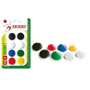 Blister 8 Magneti Diametro 20 Mm.