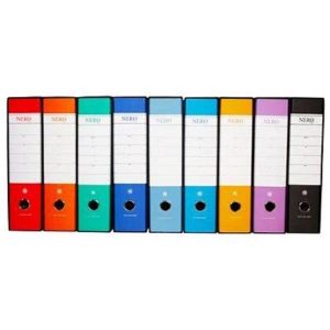 Cf12Registratori Prot 8Cm Azzurro