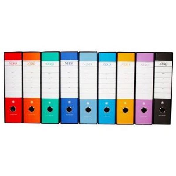 Cf12Registratori Prot 8Cm Azzurro