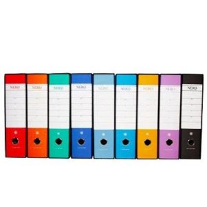 Cf12Registratori Prot 8Cm Nero