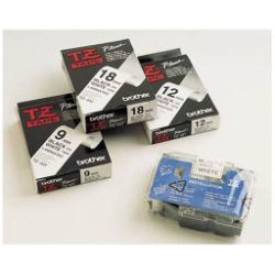 Nastro Tz 18Mm Nera Su Fondo Blu - immagine 4