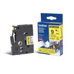 Nastro Lamin 9Mm Nera/Giallo Ad Res - immagine 5