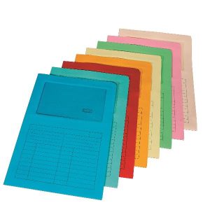 Cf50Cartellina Sintex Arancio C/Fin