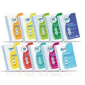 Ricambi A4 Righe A 40Ff 100Gr