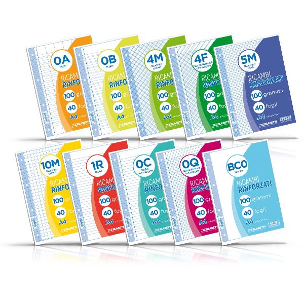 Ricambi A4 Righe A 40Ff 100Gr - immagine 2