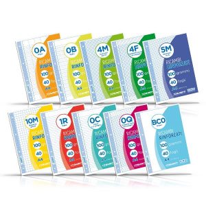 Ricambi A4 Righe B 40Ff 100Gr