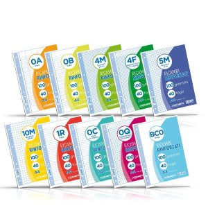 Ricambi A4 Righe 4F 40Ff 100Gr