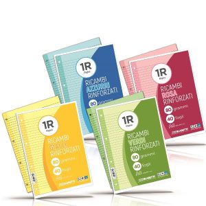 Ricambi Rinf A4 Gialli 80Gr 40Ff 1R