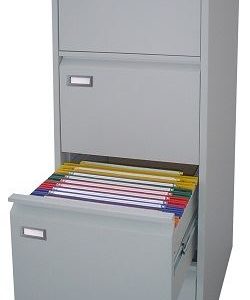 Classificatore 4 Cassetti Grigio