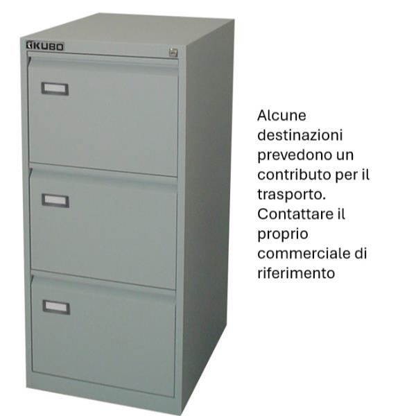 Classificatore 3 Cassetti Grigio - immagine 2