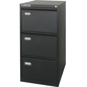 Classificatore 3 Cassetti Nero Text