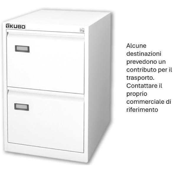 Classificatore 2 Cassetti Bianco - immagine 2