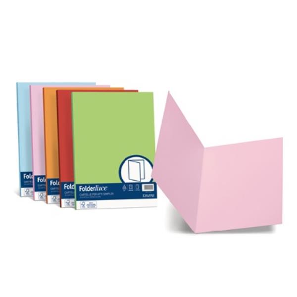 Cf50Cartelline Semplici Verde - immagine 2