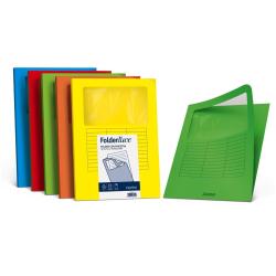 Cf10Cartelline C/Finestra Rosso