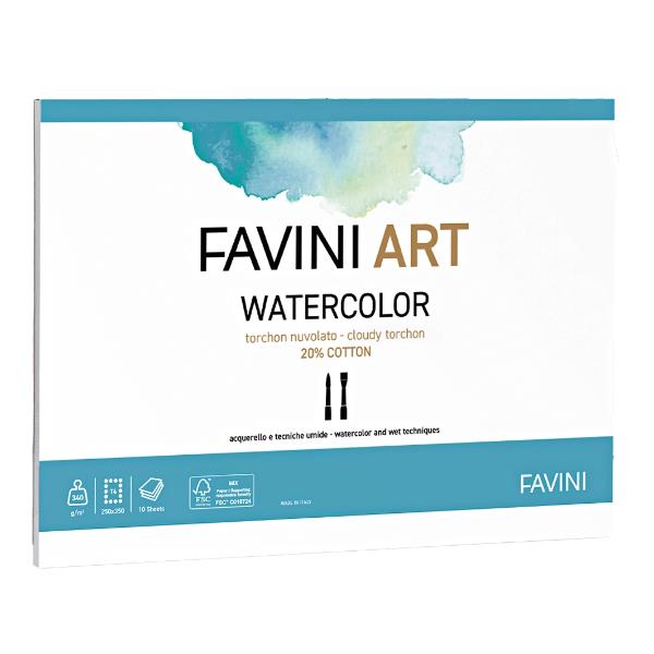 Watercolor Torchon 10Fg Cm35X50 - immagine 2