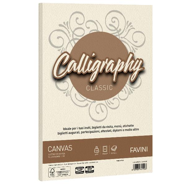 Cf50 Fg Canvas 100Gr A4 Avorio - immagine 2