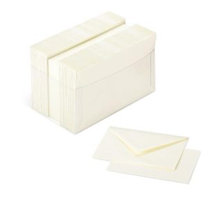 Cf100 Buste+Cartoncini Avorio 9X14