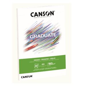 Blocco Drawing A4 30Fg.160 Gbianco